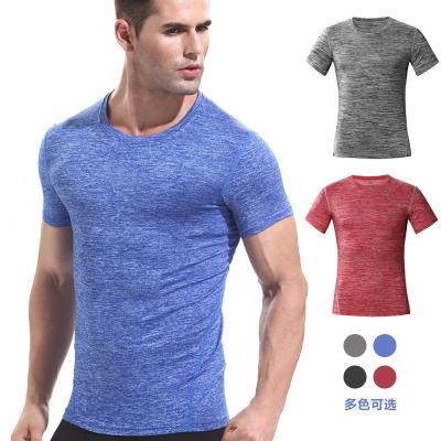 China 2021 Custom Short Sleeve Mens T-shirt Solid Color Mens Sports Eco-Friendly T-Shirts Breathable For Men for sale