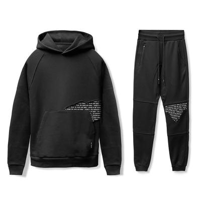 China Wholesale Customized Cotton Breathable Hoody For Men Workout Activewear Fitness Gym Set Breathable Sportswear for sale