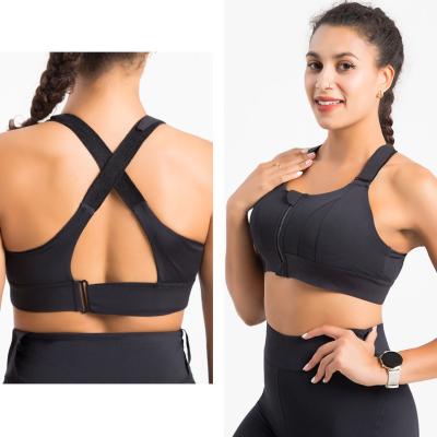 China 2021 Breathable Custom Logo Sports Activewear Seamless Adjustable Bra for sale