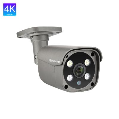 China Face Detection 8MP Full Color Bullet Camera Metal Case Speaker 4k Ultra HD Poe CCTV Micro CCTV 4K for sale