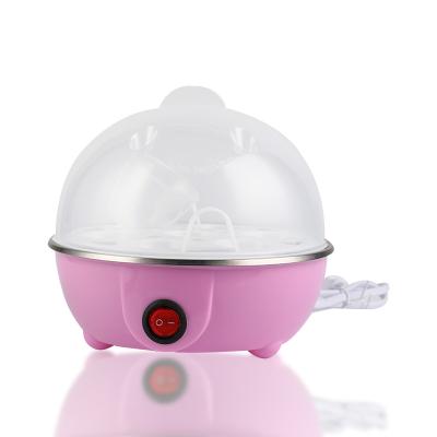 China Mini Egg Cooker Stainless Steel Automatic Portable Automatic Egg Boiler Household Safety Egg Boiler Electric Steamer for sale