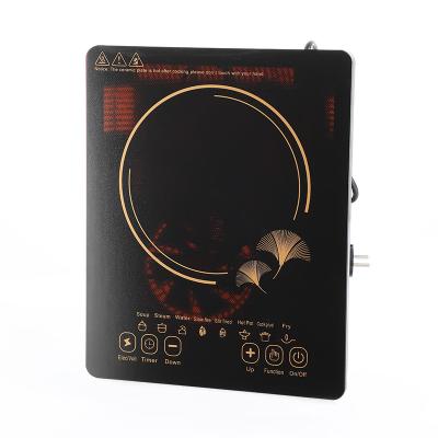 China Quick Cooker Single Burner Single Burner Induction Cooktop Household Heater 2200W Electric Induction Multi Function Stove for sale