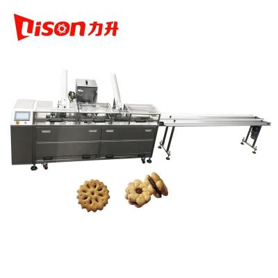 China Snack Factory Small Scale Pineapple Cream Filling Cookie Squeezing Machine for sale