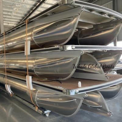 China Family Entertainment Manufacturer Replaceable Aluminum Pontoon Boats Pontoon Tubes for sale