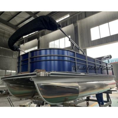 China Aluminum Single Pontoon Custom Aluminum Boat For Sale for sale