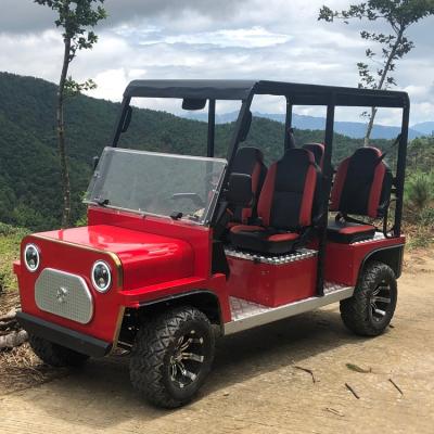 China W4 Mini Pickup Truck Mini Electric 1190mm Front/1280mm Back Off-Road Vehicle Electric Golf Cart for sale