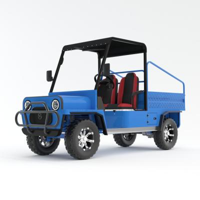 China Mini Electric Truck Electric Utv Electric Pickup 4 Wheels For Offroad Cargo 1190mm Front/1280mm Back for sale