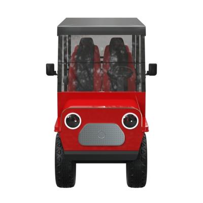 China Hot Selling High Quality Electric Power Steering Cargo Golf Cart 4 Seat 1190mm Front/1280mm Back for sale