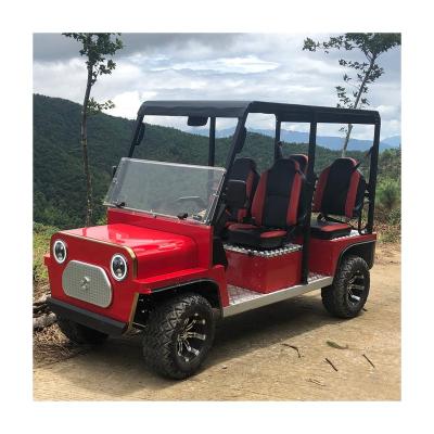 China Good Quality Universal Hybrid Golf Cart 4 Seat Golf Cart Electric Power Steering 1190mm Front / 1280mm Back for sale