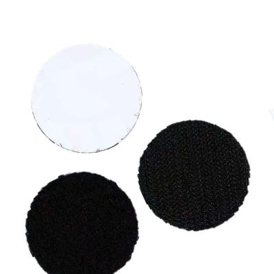 China Viable Factory Supply Round Direct Dots Self Adhesive Fastener Tape Coin Wraps Hook&Loop for sale