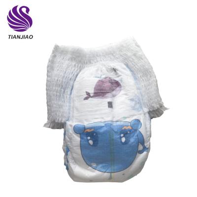 China Free Sample Printed Baby Pants Diaper Raw Material For Diaper Making Mother'S Choice Bule Movie In South Africa for sale