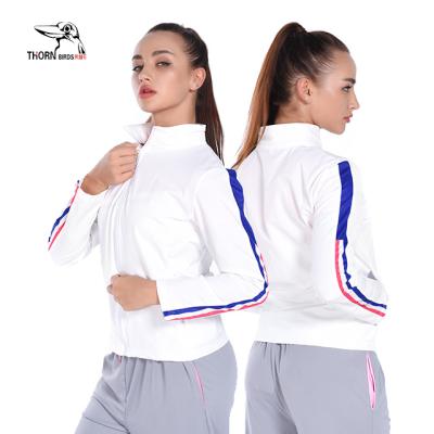 China Women's Long Sleeve Golf Sport Jacket Light Jacket Breathable Coat Sport Quick-drying Breathable Workout Clothing for sale