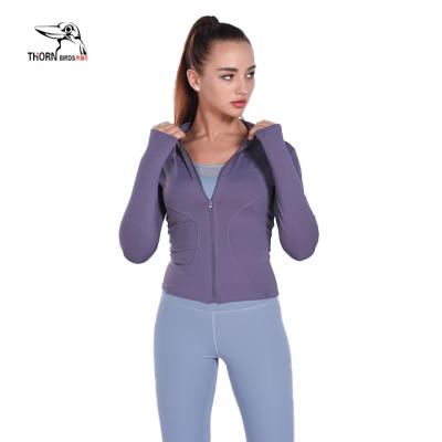 China 2021 Winter Sale Milk Silk Fabric Breathable Warm Quick Dry Yoga Sets Fitness Coats Jackets Women Fitness Clothing for sale