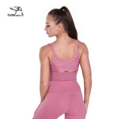 China High Quality Breathable Four Way Stretch Plus Size Sports Bra For Women for sale