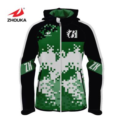 China Wholesale Custom Made High Quality Design Sports Jacket Teamwear Winter Sublimation Anorak Jacket Fabric Modern Anorak Fabric for sale