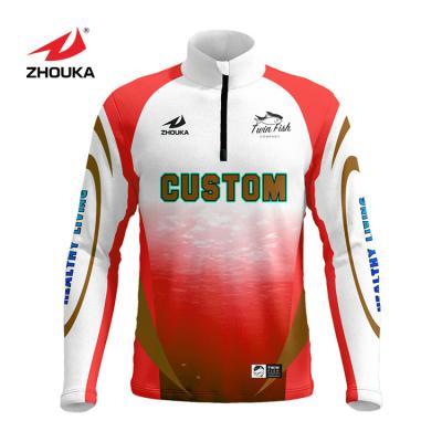 China Quick Dry Custom Sublimation Breathable Sports Wear Fishing Tank Top Design for sale