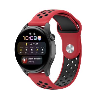 China Fashion Amazon Hot Selling Smart 22Mm Designer Colorful Soft For Samsung Silicone Watchband for sale