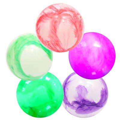 China Toy Yexi Inflatable Marbleized Bouncy Ball Rainbow Color Plastic Yoga Ball PVC Gym Exercise Fitness Cloud Pilates Ball AQ8M806 zu verkaufen