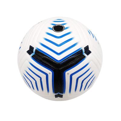 China Custom Logo Printing Soccer Ball Size 5/4/3 Seamless PU TPU AQ8T877 Blue Match.training.promotion Yexi Official Bonded Thermal Football for sale