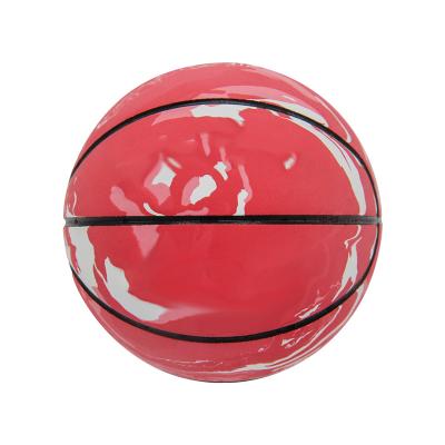 Cina Sports Toy Yexi Kids Mini Balls 60mm Rubber Basketball For Kids Sports Toys High Rebounding Balls Hollow Ball Red AQ8F806 in vendita