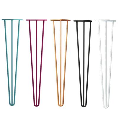 China High Quality Easy Home Salon Hairpin Legs Hairpin Table Legs Cabinet Bottom Hairpin Hardware Fitting Metal Manufacturer Installation Modern Color for sale