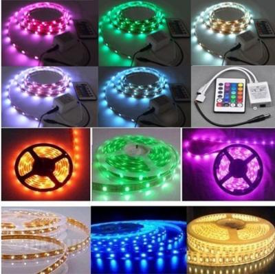 China free shipping RGB color 12v 60led/meter 3528 300LED led strip light Led light strip for sale