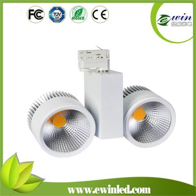 China 2*50W Track Light double heads Design 120Lm/W Cob Led Track Lighting for sale