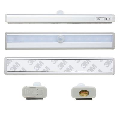 China Motion Sensor Closet Cabinet LED Battery Operated Step Light Bar Wardrobe Flexible Strip Light for sale