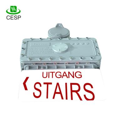 China IP65 Ex  led exit signs, rechargeable emergency light with SAA CE RoHS for sale