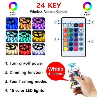 China LED Strip Lights 5050 RGB Colour Changing Tape Under Cabinet Kitchen Lighting TV for sale