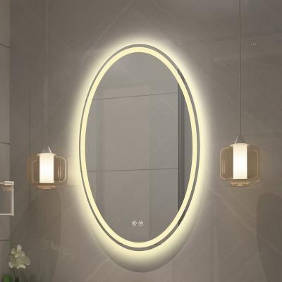 China Customize Illuminated Vanity Bathroom Magic LED Mirror for sale