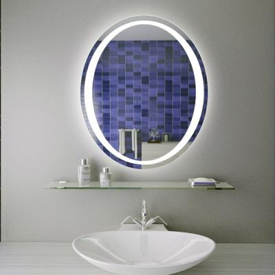 Китай Lighted Large Wall Mounted Hotel Anti-Fog Touch Screen Illuminated Bathroom LED Mirror продается