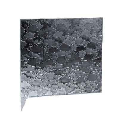 中国 Wholesale Price 6mm Art Bronze  Clear Patterned Glass Pattern Glass Panel For Nuilding 販売のため