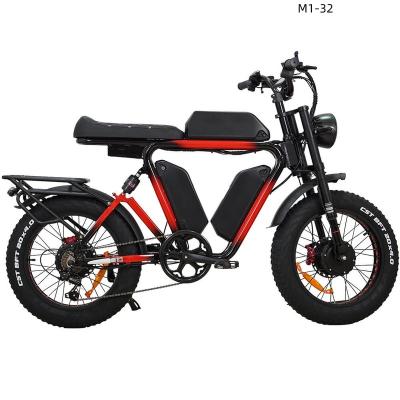 China Aluminum Alloy Commuter Electric Bike M1 For Adults 2000W City Cruiser Ebike, 52V 66Ah Removable Battery, 100Miles Electric Bicycle with 7-Spee for sale