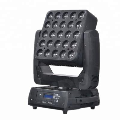 China Sports stadiums 25x12w RGBW 4 IN 1 professional led blinder dmx led matrix light stage disco ktv light for sale