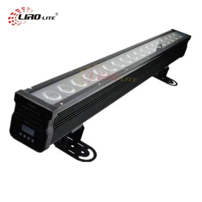 China 18x10w Rgbw 4in1 Dmx Ip65 1m Led Flood Light 1m Led Linear Wall Wash Dye Bar for sale