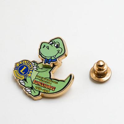 China China High Quality Custom Metal Zinc Alloy Gold Plating Printing Logo Pin on Pin Lapel Pin for sale