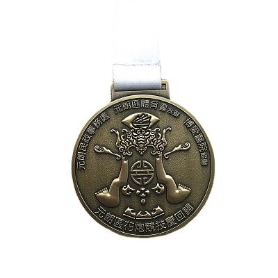 China Custom Europe Medals Metal Medals Hot Selling Zinc Alloy Medal Sports Medal With Ribbons for sale