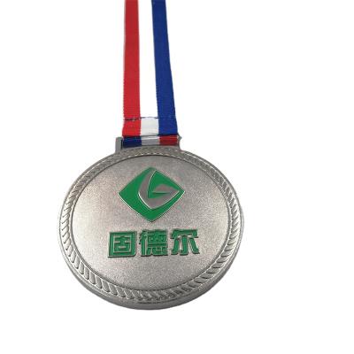 China High Quality Custom Zinc Alloy Europe Metal Medals With Ribbons for sale