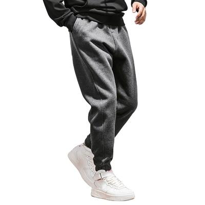 China 2021 Mens Gym Wear QUICK DRY QUICK DRY Long Pants With Side Pocket For Mens Solid Color Cotton Fabric Track Jogger Pants Men for sale