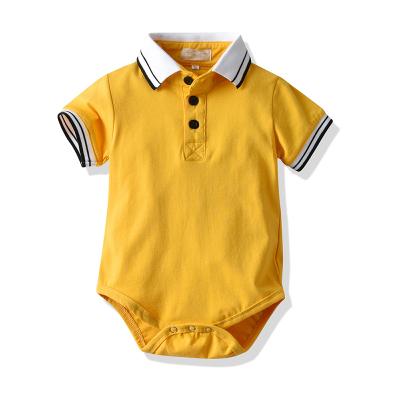 China Fashion\Comfortable\Durable Baby Boy Clothes Fashion\Comfortable Kids\Durable Baby Boy Clothes Baby Boy Clothes Pique Cloth Overalls Polo Romper for sale