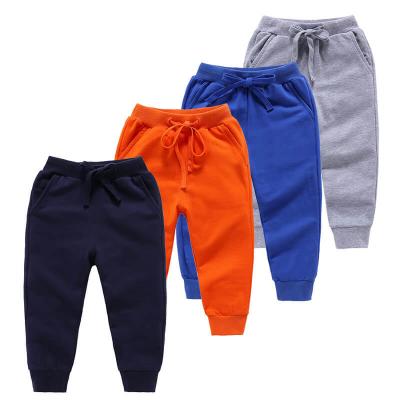 China 2021 Wholesale Urban Boy's QUICK DRY Wholesale Drawstring Children's Clothing 100% Cotton Fabric Children's Jogger Pants Long for sale