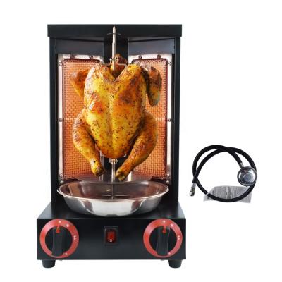 China Wholesales Stainless Steel Kitchen Doner Kebab Chicken Shawarma Machine Automatic Rotating BBQ Grill Easily Assembled for sale