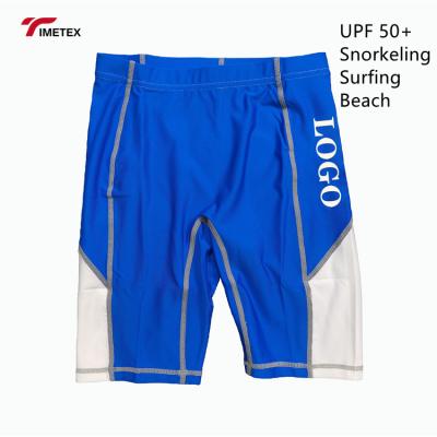 China Custom New Arrival Short Sleeve Logo Design Compression Rash Guard Sun Protection Upf50 Swimming Shorts For Kids for sale