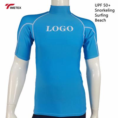 China Custom Sublimation Swimming Men's Custom Sublimation Rash Design Short Compression OEM Sleeve Guard Rash Guards for sale