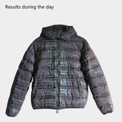 China Vis Jacket Coat Winter High Vis Glitter Reflective Casual Bubble Breathable Comfortable Pattern Circuit Down Clothing For Men Workout Hip Hop for sale