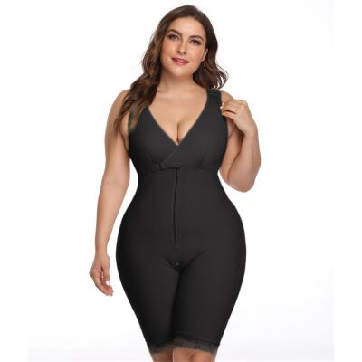 China Slim Body Shaper Women Waist Trainer Plus-Size Shapewear One Piece Tummy Jumpsuit Workable Control Overalls Slim Body Shaper for sale