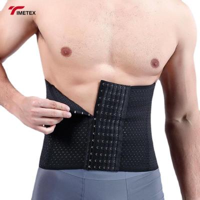 China Hot Selling Body Shaper QUICK DRY Tummy Belt Control Fitness Trainer Detachable Waist Latex Waist Trainer Tummy Belt Weight Loss Shaper For Men for sale