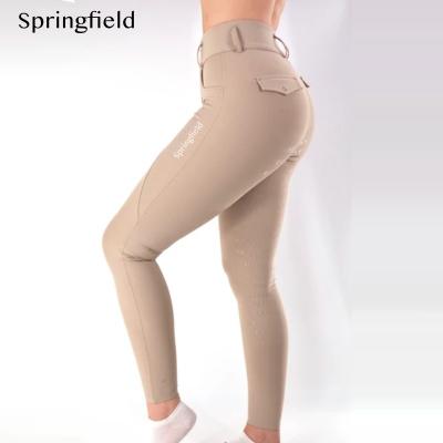 China Technical Stretch SF Material Equestrian Clothing Manufacturers Riding Horse Racing Pants Riding Show Breeches Pants Gaiters for sale