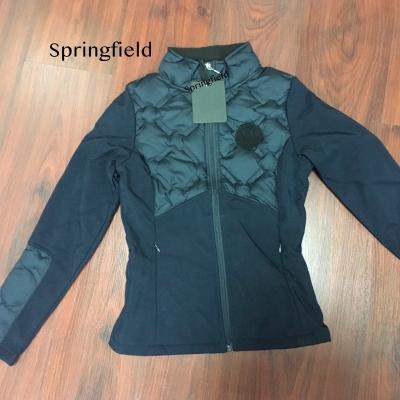 China Silicon Grip SF Longiness Equestrian Jacket Fleece Equestrian Apparel Manufacturer Striped Quilted Padded Riding Coat Winter Autumn for sale